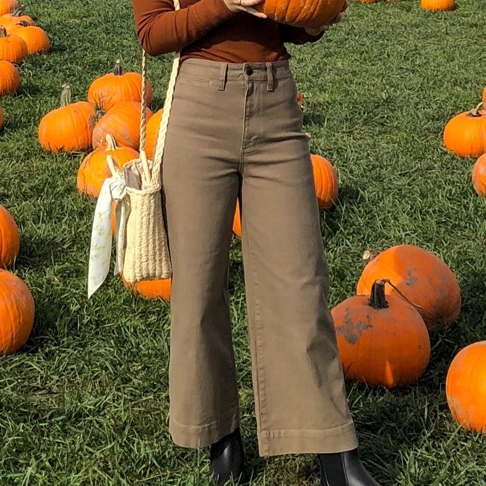 Madewell Emmett wide leg pants